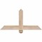 Ekena Millwork Eugene Smooth Timber Gable Bracket, Douglas Fir, 36"W x 18"H x 3 1/2"D x 3 1/2"F, 12/12 Pitch GBW036X18X0404EUG00SDF - alternate 1